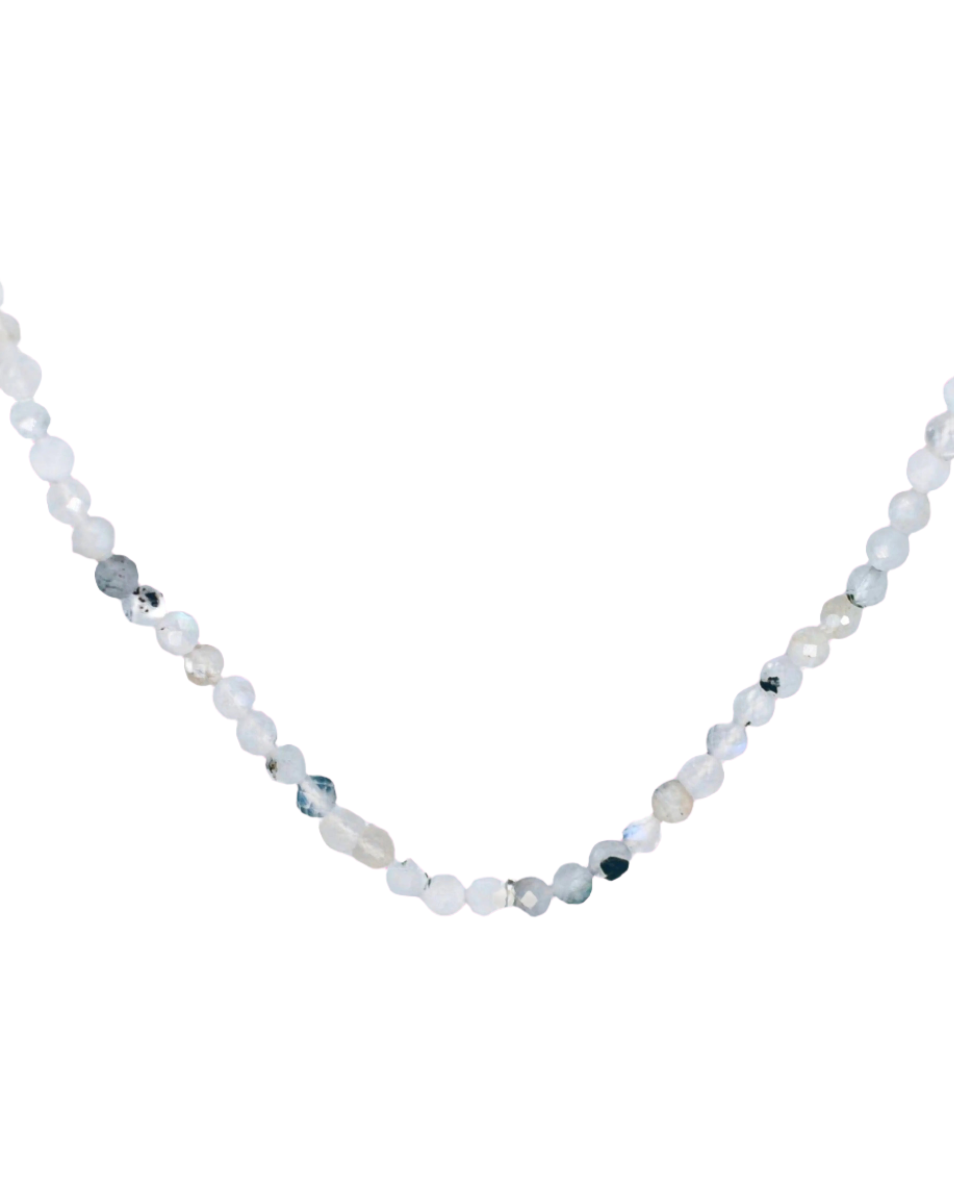 Hana - Rainbow Moonstone Beaded Necklace